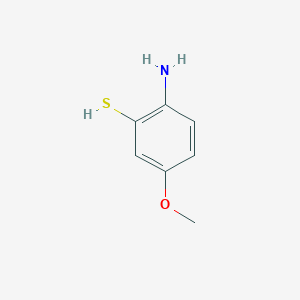 molecular formula C7H9NOS B104370 2-Amino-5-methoxybenzenethiol CAS No. 6274-29-9