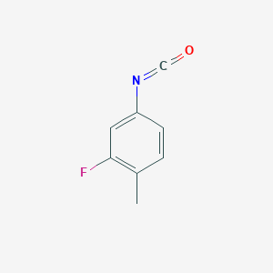 molecular formula C8H6FNO B010440 2-Fluoro-4-isocyanato-1-methylbenzene CAS No. 102561-42-2