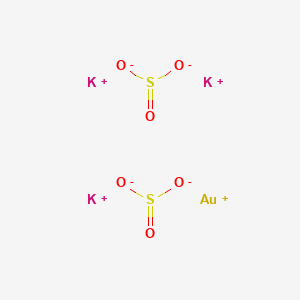 B104416 Sulfurous acid, gold(1+) potassium salt (2:1:3) CAS No. 19153-99-2
