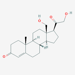 molecular formula C21H30O4 B104428 18,21-二羟基孕-4-烯-3,20-二酮 CAS No. 379-68-0