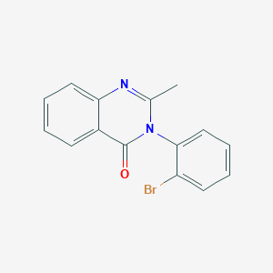 molecular formula C15H11BrN2O B104448 美布瓜隆 CAS No. 4260-20-2
