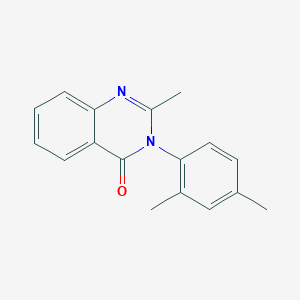 molecular formula C17H16N2O B104451 甲基美沙酮 CAS No. 1915-80-6