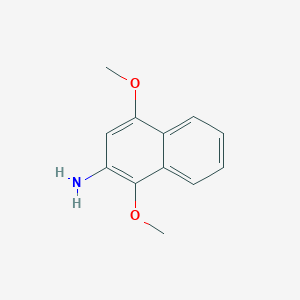molecular formula C12H13NO2 B104452 1,4-二甲氧基-2-萘胺 CAS No. 50885-06-8