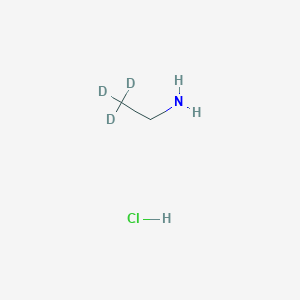 molecular formula C2H8ClN B104462 2,2,2-三氘乙胺；盐酸盐 CAS No. 64585-12-2