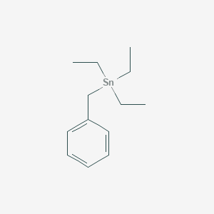 molecular formula C13H22Sn B104463 Stannane, triethyl(phenylmethyl)- CAS No. 18629-74-8