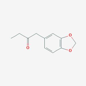 molecular formula C11H12O3 B104480 2-丁酮，1-(1,3-苯并二氧杂环-5-基)- CAS No. 23023-13-4