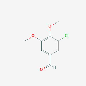 molecular formula C9H9ClO3 B104481 3-Chloro-4,5-dimethoxybenzaldehyde CAS No. 18268-68-3