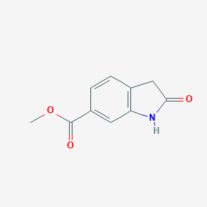molecular formula C10H9NO3 B104492 甲基2-氧代吲哚-6-羧酸酯 CAS No. 14192-26-8