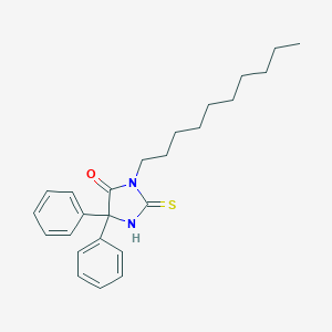 B104506 3-Decyl-5,5'-diphenyl-2-thioxo-4-imidazolidinone CAS No. 875014-22-5