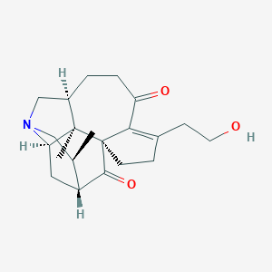 molecular formula C21H29NO3 B104512 达芙尼尤宁 B CAS No. 881388-88-1