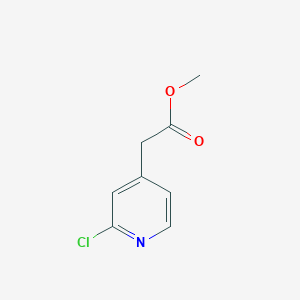 molecular formula C8H8ClNO2 B104528 甲基2-(2-氯吡啶-4-基)乙酸酯 CAS No. 884600-82-2
