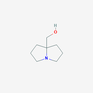 molecular formula C8H15NO B104531 （六氢-1H-吡咯利津-7a-基）甲醇 CAS No. 78449-72-6