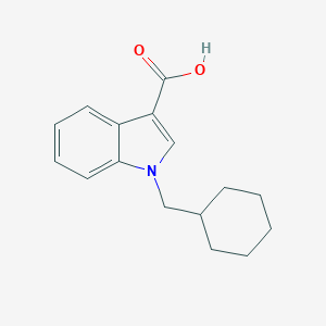 molecular formula C16H19NO2 B104532 1-Cyclohexylmethyl-1h-indole-3-carboxylic acid CAS No. 858515-71-6
