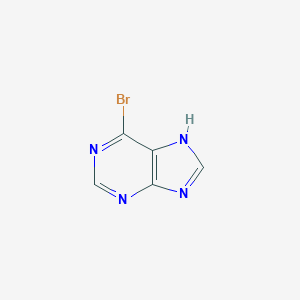 molecular formula C5H3BrN4 B104554 6-溴嘌呤 CAS No. 767-69-1