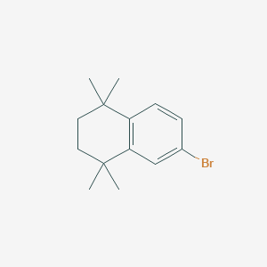molecular formula C14H19Br B104578 6-Bromo-1,1,4,4-tetramethyl-1,2,3,4-tetrahydronaphthalene CAS No. 27452-17-1