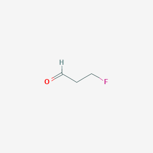 molecular formula C3H5FO B104587 3-氟丙醛 CAS No. 77063-66-2