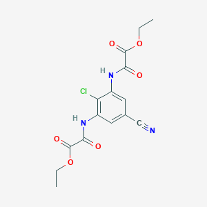 molecular formula C15H14ClN3O6 B104599 洛多酰胺乙酯 CAS No. 53882-13-6