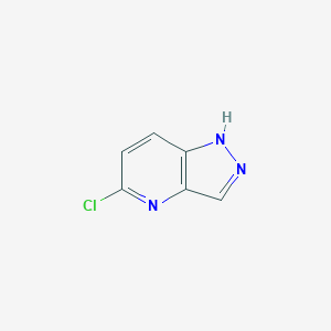 molecular formula C6H4ClN3 B104603 5-氯-1H-吡唑并[4,3-b]吡啶 CAS No. 94220-45-8