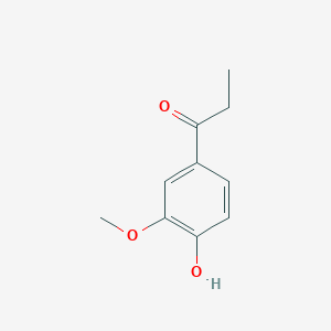 B104605 1-(4-Hydroxy-3-methoxyphenyl)propan-1-one CAS No. 1835-14-9