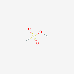 molecular formula C₂H₆O₃S B104607 Methyl methanesulfonate CAS No. 66-27-3