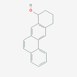 molecular formula C18H16O B104666 8,9,10,11-Tetrahydrobenzo[a]anthracen-8-ol CAS No. 91484-81-0