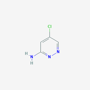 molecular formula C4H4ClN3 B104678 5-Chloropyridazin-3-amine CAS No. 1314978-36-3