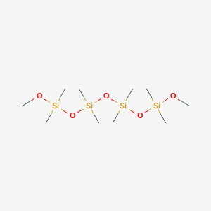 molecular formula C10H30O5Si4 B104689 四硅氧烷，1,7-二甲氧基-1,1,3,3,5,5,7,7-八甲基- CAS No. 17928-31-3