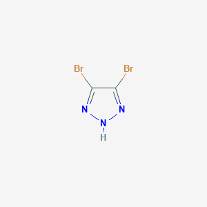 molecular formula C2HBr2N3 B104779 4,5-二溴-1H-1,2,3-三唑 CAS No. 15294-81-2