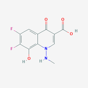 molecular formula C11H8F2N2O4 B104800 玛波沙星杂质 A CAS No. 115551-40-1