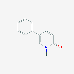 molecular formula C12H11NO B010482 1-Methyl-5-phenylpyridin-2-one CAS No. 107971-01-7