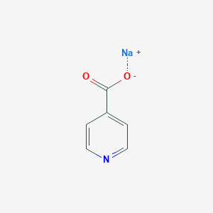 molecular formula C6H4NNaO2 B104920 异烟酸钠 CAS No. 16887-79-9