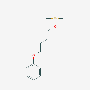 molecular formula C13H22O2Si B104928 Trimethyl(4-phenoxybutoxy)silane CAS No. 16654-51-6