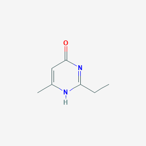 B104977 2-ethyl-6-methyl-1H-pyrimidin-4-one CAS No. 16858-50-7