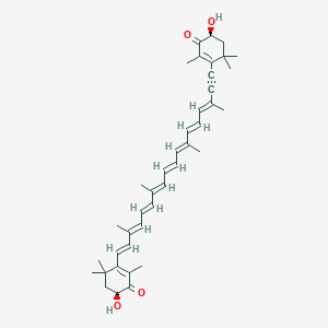 molecular formula C40H50O4 B010499 7,8-二氢脱虾青素 CAS No. 19866-02-5