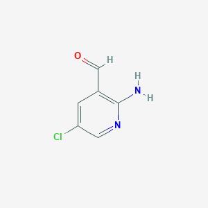 molecular formula C6H5ClN2O B104992 2-Amino-5-chloronicotinaldehyde CAS No. 54856-61-0