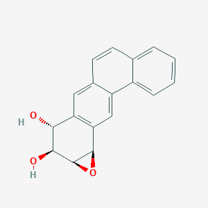 molecular formula C18H14O3 B104998 8,9-二羟基-10,11-环氧-8,9,10,11-四氢苯并(a)蒽 CAS No. 64937-40-2
