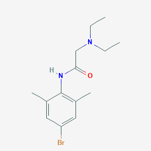 molecular formula C14H21BrN2O B104999 N-(4-溴-2,6-二甲基苯基)-2-(二乙基氨基)乙酰胺 CAS No. 17060-81-0