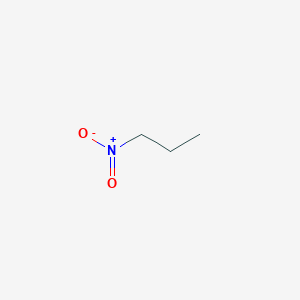 molecular formula CH3CH2CH2NO2<br>C3H7NO2 B105015 1-硝基丙烷 CAS No. 108-03-2