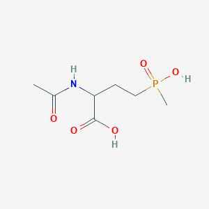 molecular formula C7H14NO5P B010509 N-乙酰膦丝氨酸 CAS No. 73634-73-8
