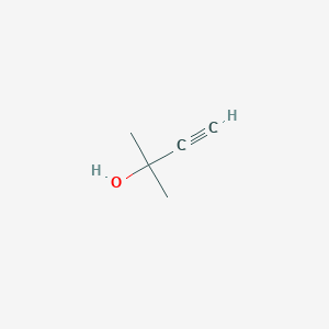 molecular formula C5H8O<br>(CH3)2C(OH)CCH<br>C5H8O B105114 2-甲基-3-丁炔-2-醇 CAS No. 115-19-5