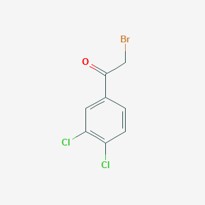 molecular formula C8H5BrCl2O B105186 2-溴-1-(3,4-二氯苯基)乙酮 CAS No. 2632-10-2