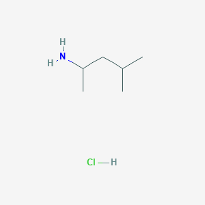 molecular formula C6H16ClN B105187 4-甲基戊烷-2-胺盐酸盐 CAS No. 71776-70-0