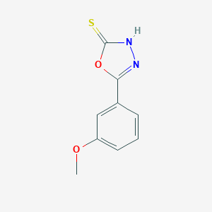 molecular formula C9H8N2O2S B010525 5-(3-Methoxyphenyl)-1,3,4-oxadiazole-2-thiol CAS No. 108413-55-4