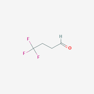 molecular formula C4H5F3O B105314 4,4,4-三氟丁醛 CAS No. 406-87-1