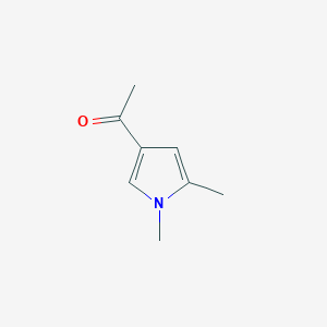 molecular formula C8H11NO B105344 1-(1,5-二甲基-1H-吡咯-3-基)乙酮 CAS No. 154581-89-2
