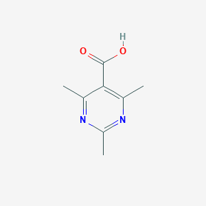 molecular formula C8H10N2O2 B010536 2,4,6-Trimethylpyrimidine-5-carboxylic acid CAS No. 108397-75-7