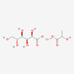 molecular formula C9H16CaO10 B105414 葡萄糖酸乳酸钙 CAS No. 11116-97-5
