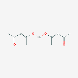 molecular formula C10H14O4Pb B105461 双(4-氧代戊-2-烯-2-氧基)铅 CAS No. 15282-88-9