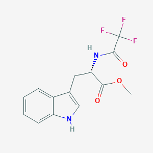 molecular formula C14H13F3N2O3 B105477 (S)-3-(1H-吲哚-3-基)-2-(2,2,2-三氟乙酰胺基)丙酸甲酯 CAS No. 1604-49-5