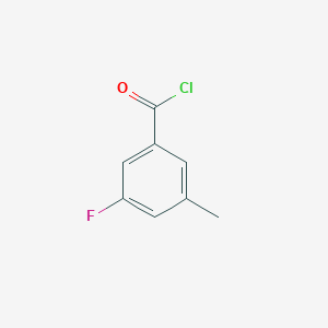 molecular formula C8H6ClFO B105557 3-氟-5-甲基苯甲酰氯 CAS No. 886497-77-4